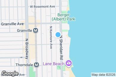 Map image of the property - 6118 N Sheridan Rd