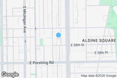 Map image of the property - 3738 S Calumet Ave
