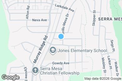 Map image of the property - 8851 Geraldine Ave