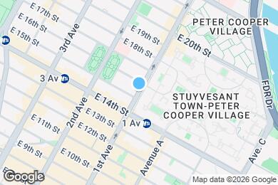 Map image of the property - E. 14th St, 1St Ave