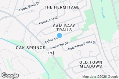 Map image of the property - 1703 Sylvia Ln