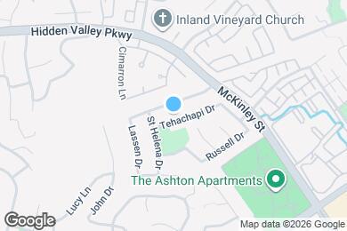 Map image of the property - 2125 Tehachapi Dr