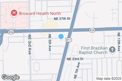 Map image of the property - 610 NE 35th St