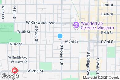 Map image of the property - 222 S Rogers St