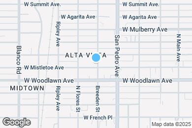 Map image of the property - 501 W Mistletoe Ave