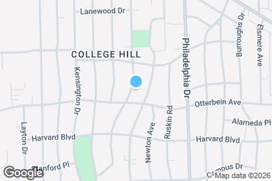 Map image of the property - 1818 Parkhill Dr