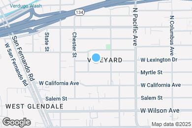 Map image of the property - 628 W Lexington Dr