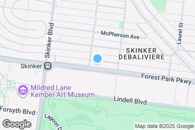 Map image of the property - 6044 Pershing Ave