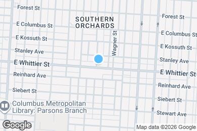 Map image of the property - 800 E Whittier St