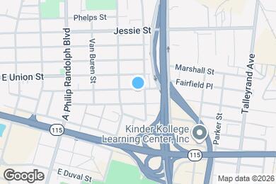 Map image of the property - 1246 Oakley St