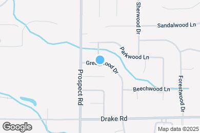 Map image of the property - 17016 Greenwood Dr