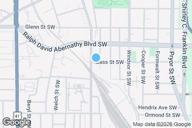 Map image of the property - 404 Bass St SW