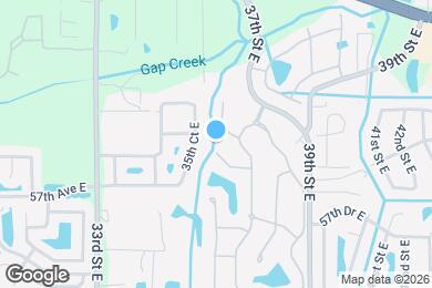Map image of the property - 3601 Garden Lakes Clenet