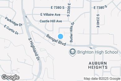 Map image of the property - 7567 S 2160 E
