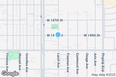Map image of the property - 14925 Larch Ave