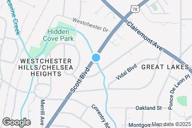 Map image of the property - 717 Scott Blvd