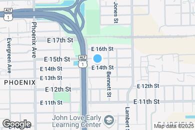 Map image of the property - 1455 E 14th St