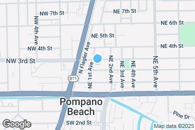 Map image of the property - 200 NE 1st Ave