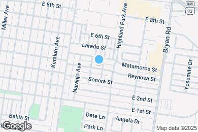 Map image of the property - 1013 Reynosa St