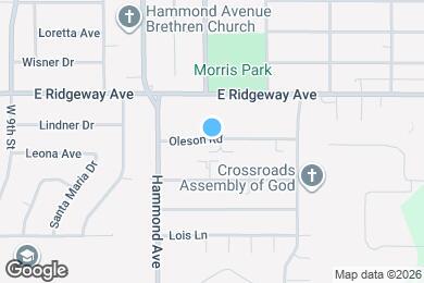 Map image of the property - 1106 Oleson Rd