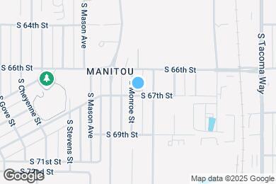 Map image of the property - 6623 S Monroe St