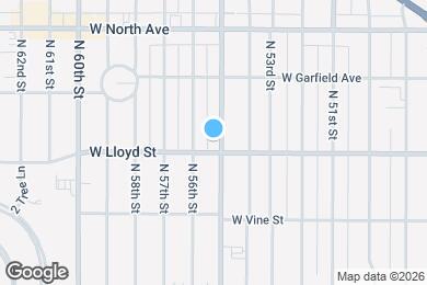 Map image of the property - 2109 N 55th St
