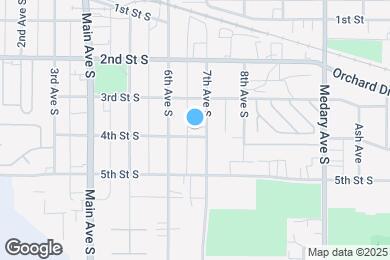 Map image of the property - 324 7th Ave S
