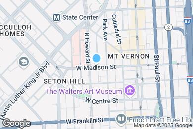 Map image of the property - 216 W Madison St