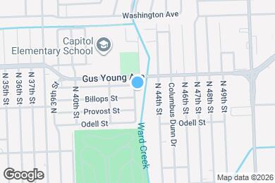 Map image of the property - 1438 N 43rd St