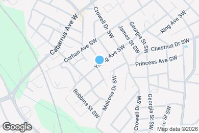 Map image of the property - 247 Young Ave SW