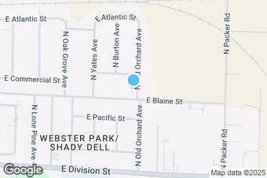 Map image of the property - 1743 N Old Orchard Ave