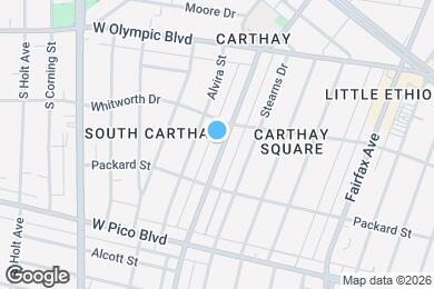 Map image of the property - 1123 S Crescent Heights Blvd