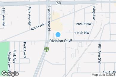 Map image of the property - 1402 Division St W