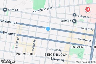 Map image of the property - 106 S 42nd St