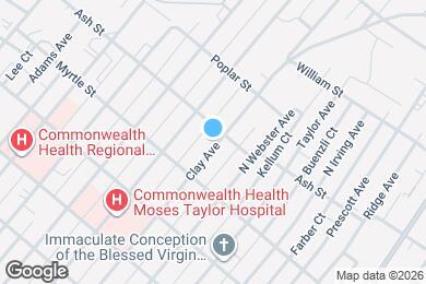 Map image of the property - 933 Clay Ave