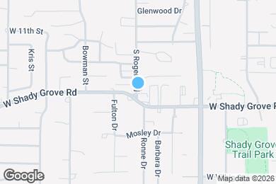Map image of the property - 1226 S Rogers Rd