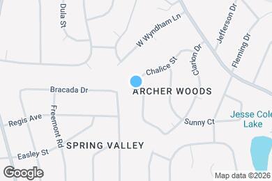 Map image of the property - 717 Chalice St