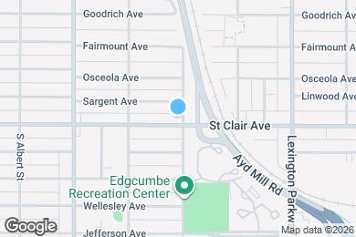 Map image of the property - 1225 St Clair Avenue