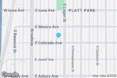 Map image of the property - 1754 S Grant St
