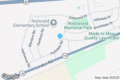 Map image of the property - 217 Parkdale Dr