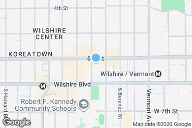 Map image of the property - 610 S Kenmore Ave