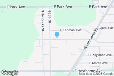 Map image of the property - 2526 E Dexter Ave