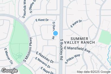 Map image of the property - 3828 S Ouray Way