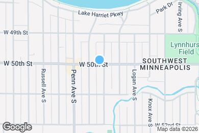 Map image of the property - 5000 Newton Ave S