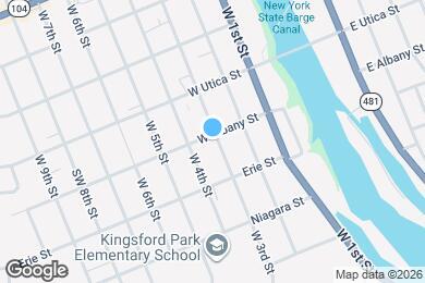 Map image of the property - 222 W 3rd St