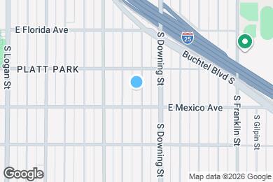 Map image of the property - 1655 S Corona St