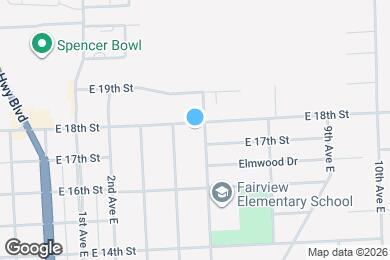 Map image of the property - 416 E 18th St
