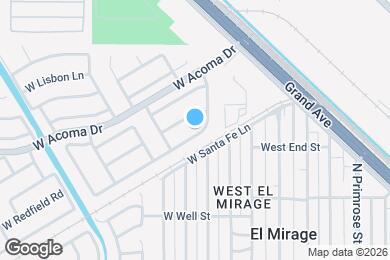 Map image of the property - 12450 W Via Camille