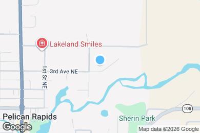 Map image of the property - Pelican Rapids Townhomes