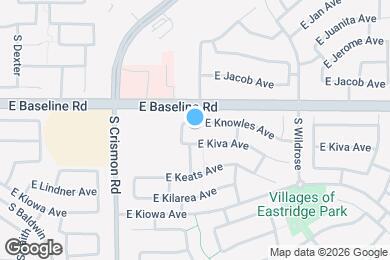 Map image of the property - 10133 E Knowles Ave